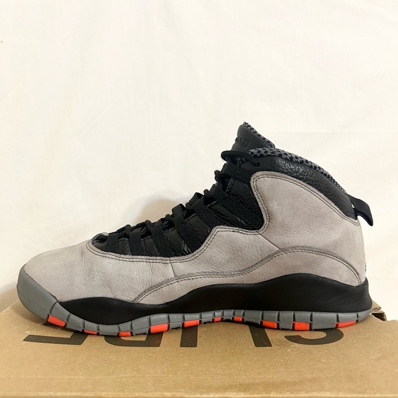 Jordan 10 Retro Cool Grey size 11.5 310805-023 2014 PRE-OWNED - Picture 4 of 10